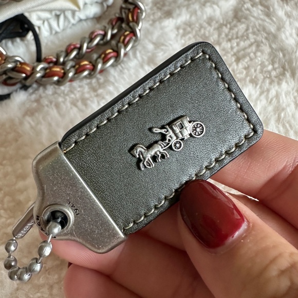 NWT!RARE! Coach 1941 Women's Shoulder Bag Dinky With Colorblock Coach Link 86831 - Picture 8 of 15